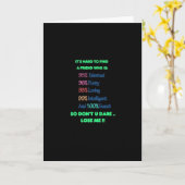 ***友***の特別な日の友情のユーモア!! カード (黄色い花)