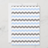 双のトラブル TWINS ベビーシャワー招待状 招待状 (裏面)