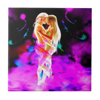 双サイケデリック火炎 タイル