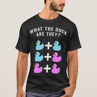 双子おもしろいのジェンダーのリビールシャツ – 何The Duck Ar Tシャツ