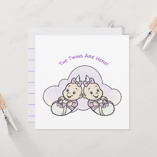 双子がここにいる カード (正面/裏面インサイチュ)