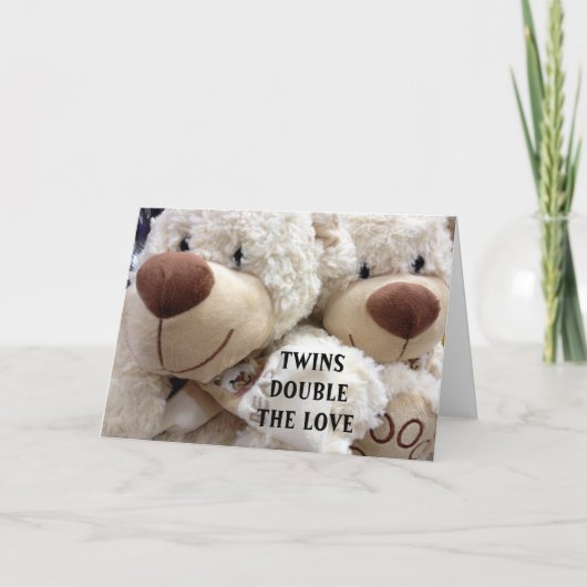 双子が思い出と喜びを倍にする カード (正面)