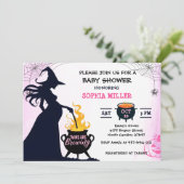 双子が醸造シャワーウィッチハロウィーンカルドロン 招待状 (スタンド正面)