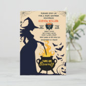 双子が醸造シャワーウィッチハロウィーンカルドロン 招待状 (スタンド正面)