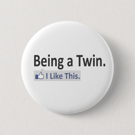 双子だから…好き 缶バッジ (正面)