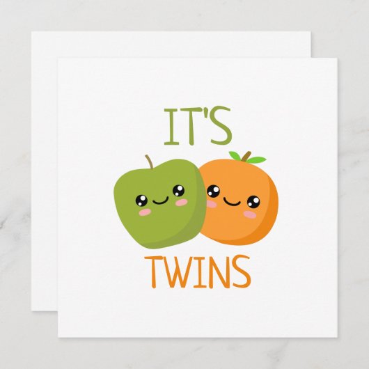 双子だ (正面/裏面)