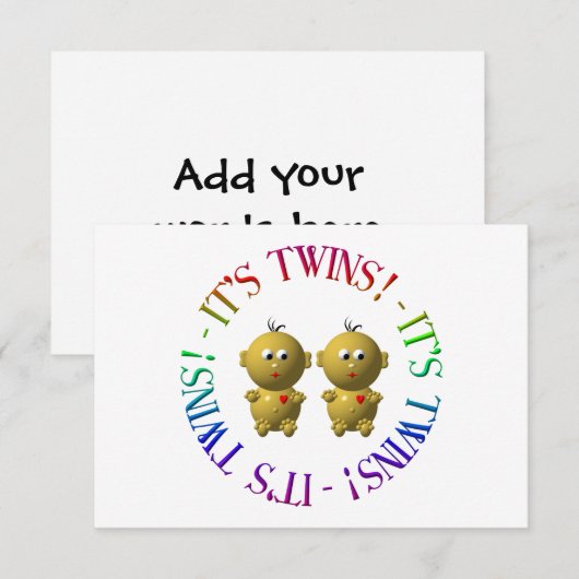 双子だ！ (正面/裏面)