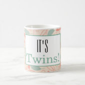 双子だ！ベビーシャワーパーティー好意マグカップ コーヒーマグカップ (中央)