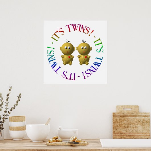 双子だ! ポスター (キッチン)