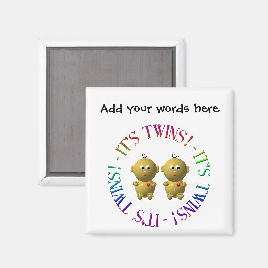 双子だ！ マグネット (正面/裏面)