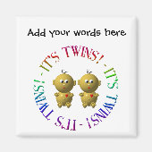 双子だ！ マグネット (正面)