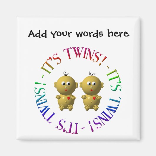 双子だ！ マグネット (正面)