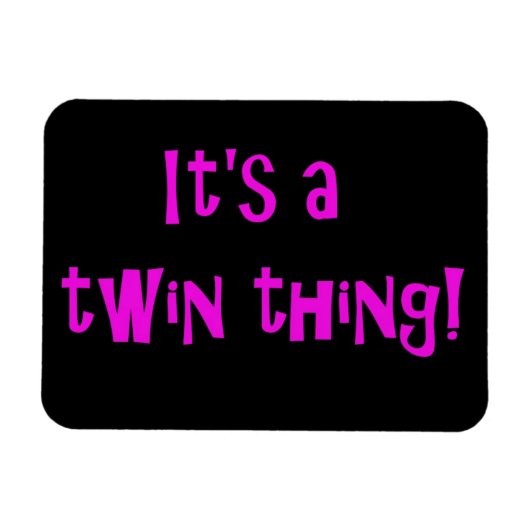 双子だ！マグネット マグネット (横)