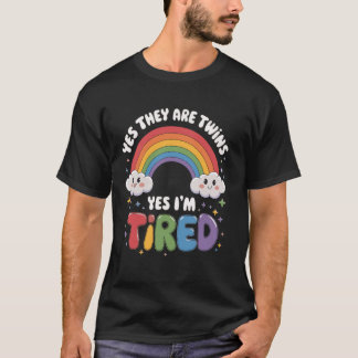 双子ですね、疲れた Tシャツ