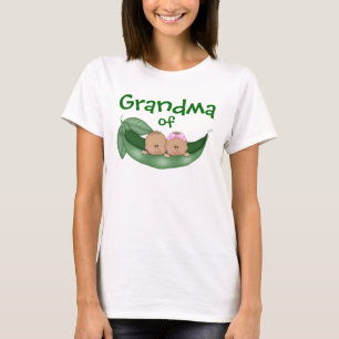 双子と黒い肌のおばあちゃん Tシャツ