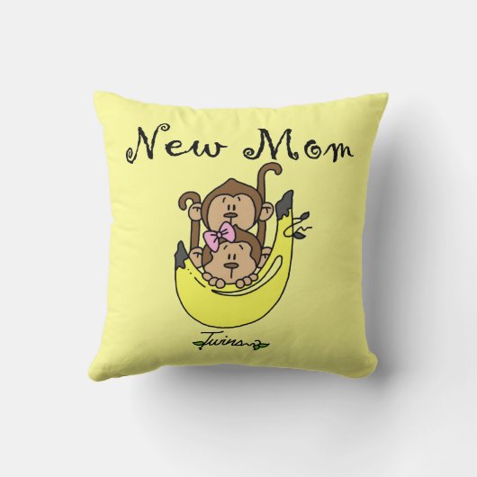 双子とGIrlの新しい母の贈り物 クッション (裏面)