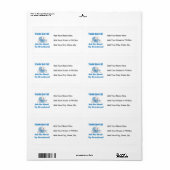 双子のおじいさんプレゼント ラベル (フルシート)