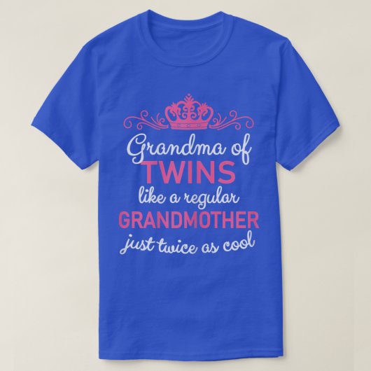 双子のおばあちゃん妊娠安野 Tシャツ (デザイン正面)