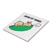 双子のお母さん – ポッドギフトの中のエンドウ タイル (側面)