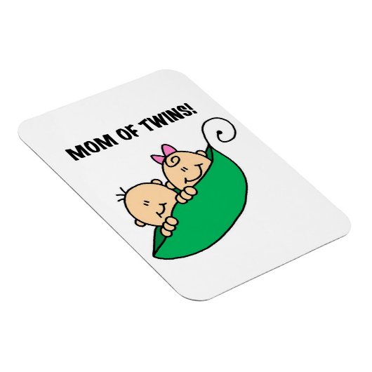 双子のお母さん – ポッドギフトの中のエンドウ マグネット (右側)