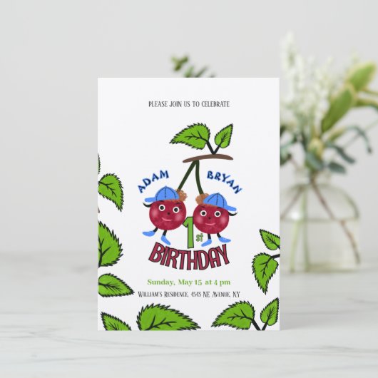 双子のさくらんぼ少年 招待状 (スタンド正面)