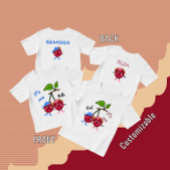 双子のさくらんぼ ベビーTシャツ