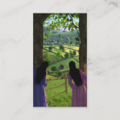 双子のしおりの緑 名刺 (裏面)