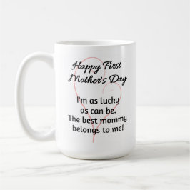 双子のための最初の母の日のコーヒーマグ コーヒーマグカップ