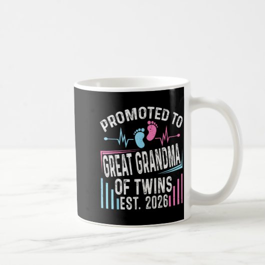 双子のひなのおひさま 2026年予定 おばあちゃんTシャツ コーヒーマグカップ (右)
