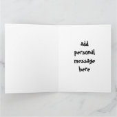 双子のような グリーティングカード (内部)