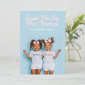 双子のクリスマスメッセージ シーズンカード (スタンド正面)