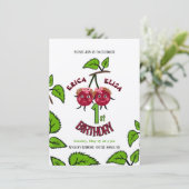 双子のチェリーの女の子 招待状 (スタンド正面)