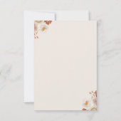 双子のテディベアが親を知るシャワゲーム 招待状 (裏面)