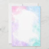 双子のバレリーナの招待状 招待状 (裏面)