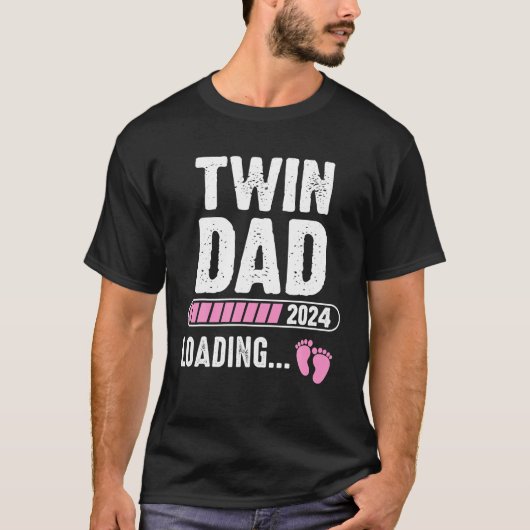 双子のパパロード2024妊娠発表 Tシャツ (正面)