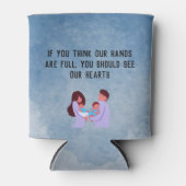 双子のパパ 缶クーラー (正面)