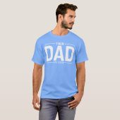 双子のパパ 誕生 2026 新米パパ プレゼント Tシャツ (正面フル)
