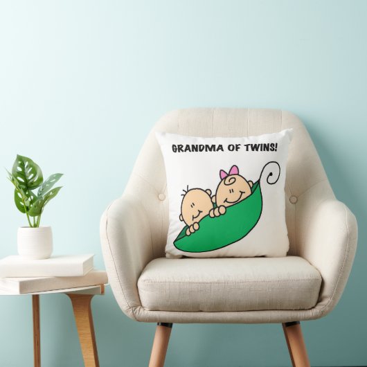 双子のプレゼントのおばあちゃん クッション (椅子)
