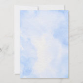 双子のベイビーシャワーの招待状です 招待状 (裏面)