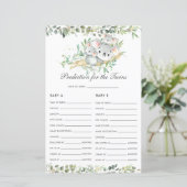 双子のベビーの活動のためのコアラの緑化予測 (スタンド正面)