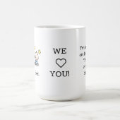 双子のベビーの贈り物:私たちはママのマグカップを愛し、2男の子、 コーヒーマグカップ (中央)