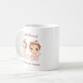 双子のベビーガールズのおばあちゃん コーヒーマグカップ (正面左)