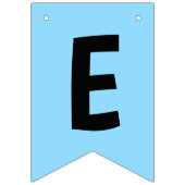 双子のベビーゴーアンドガールオンクローセスライン バンティングフラッグ (第3の旗)