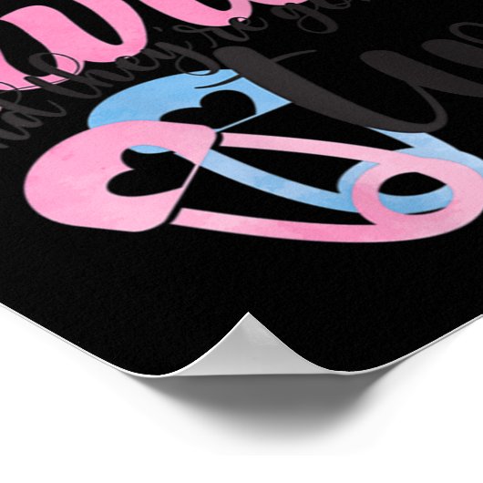 双子のベビーママを期待して2つの可愛い恵み ポスター (角)