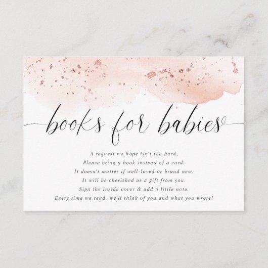 双子のベビー女の子の水色の赤面ピンク エンクロージャーカード (正面)