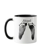 双子のベビー足跡