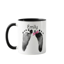 双子のベビー足跡