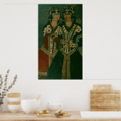 双子のポートレート ポスター (キッチン)