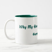 双子の両親から双子への贈り物 ツートーンマグカップ (左)