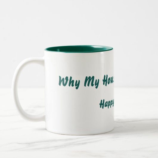 双子の両親から双子への贈り物 ツートーンマグカップ (左)